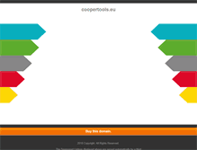 Tablet Screenshot of coopertools.eu